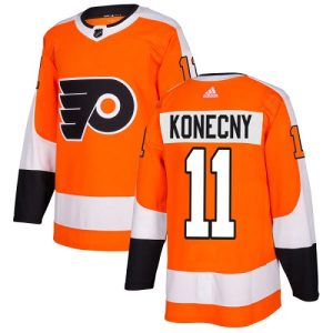 Kinder Philadelphia Flyers Eishockey Trikot Travis Konecny #11 Authentic Orange Heim